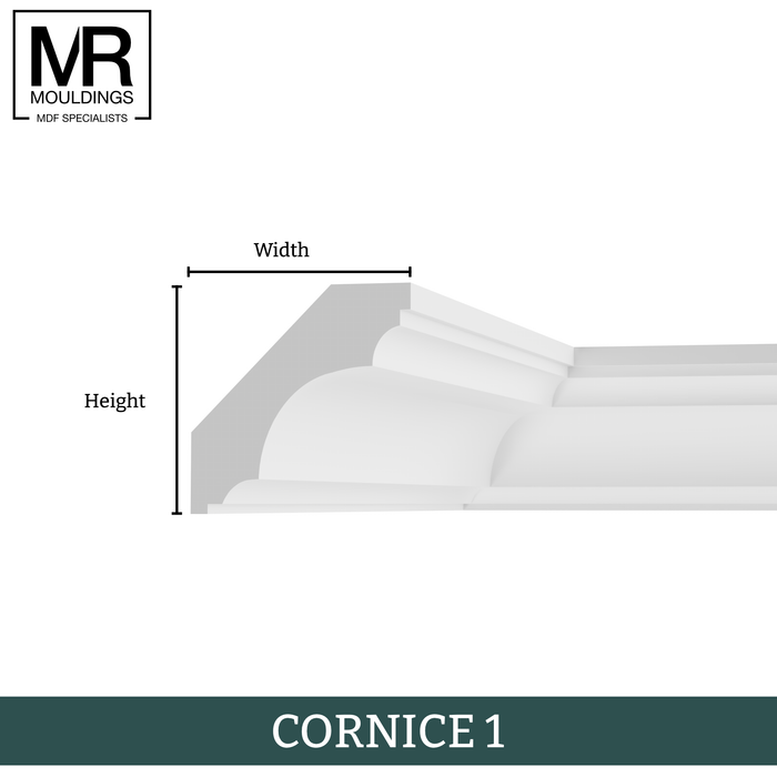 Regency MDF Cornice Coving-MR Mouldings Ltd