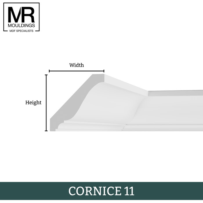 Crosby MDF Cornice Coving-MR Mouldings Ltd