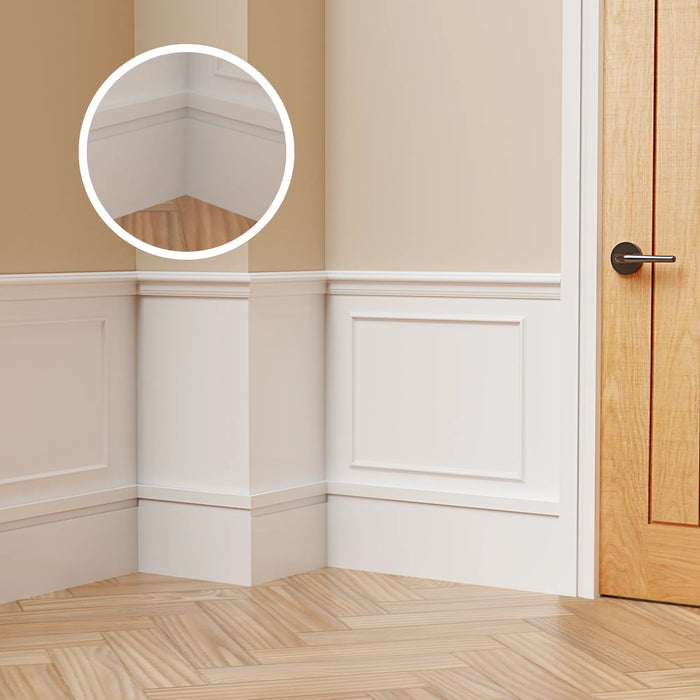 15mm Grooved MDF Skirting Board-MR Mouldings Ltd