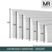 Georgian 2 MDF Skirting Board-MR Mouldings Ltd