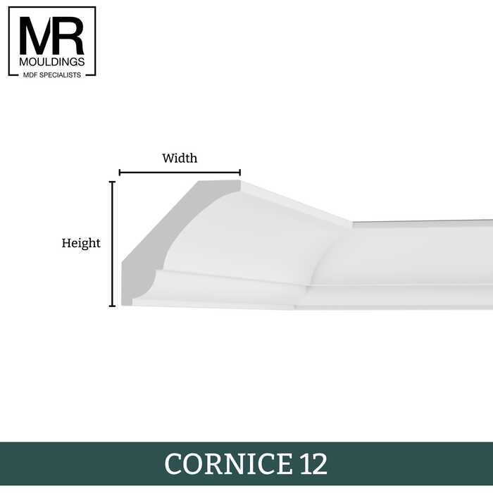 Torus MDF Cornice Coving-MR Mouldings Ltd