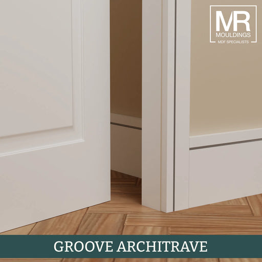 Grooved MDF Architrave-MR Mouldings Ltd