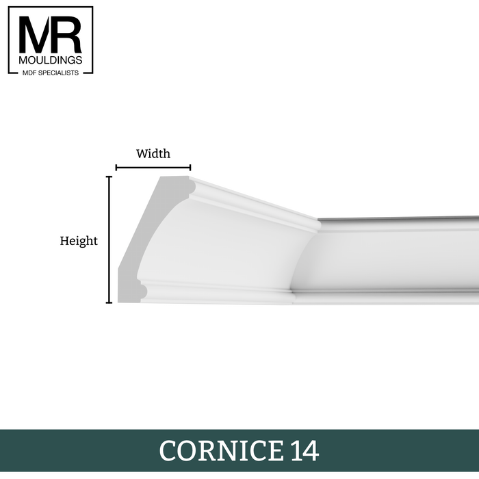 Lancaster MDF Cornice Coving-MR Mouldings Ltd