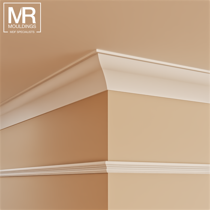 Large Ogee MDF Cornice Coving-MR Mouldings Ltd