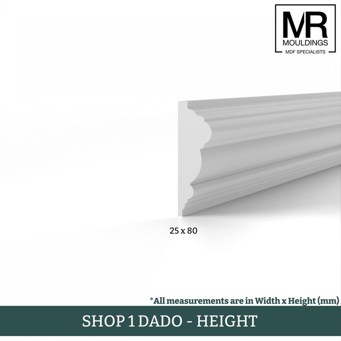 Bolection MDF Dado Rail-MR Mouldings Ltd