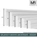 Splayed V Groove MDF Architrave-MR Mouldings Ltd