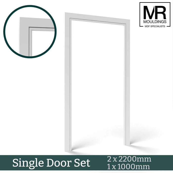 Splayed Groove MDF Architrave-MR Mouldings Ltd