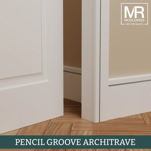 Pencil Round Groove MDF Architrave-MR Mouldings Ltd