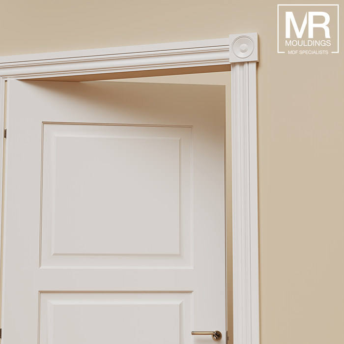 Rosette MDF Architrave Block-MR Mouldings Ltd