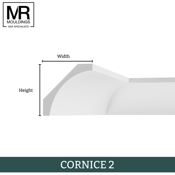 Traditional MDF Cornice Coving-MR Mouldings Ltd