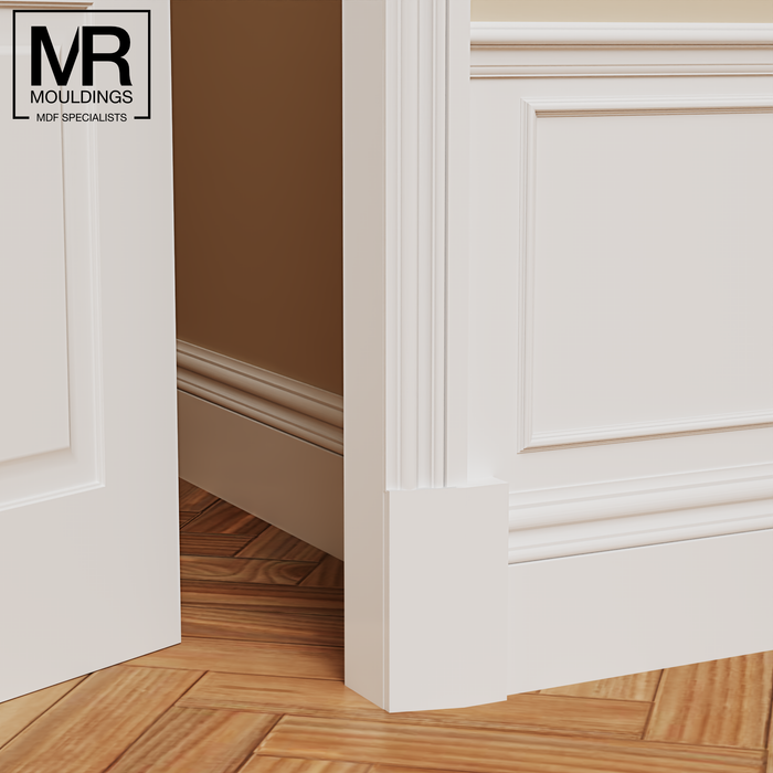 Chamfered MDF Plinth Block-MR Mouldings Ltd