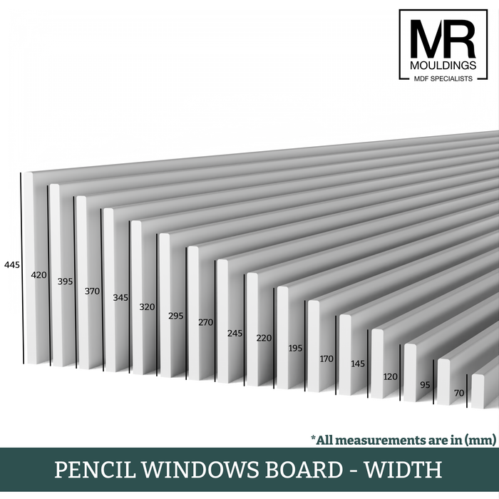 Pencil MDF Window Board-MR Mouldings Ltd