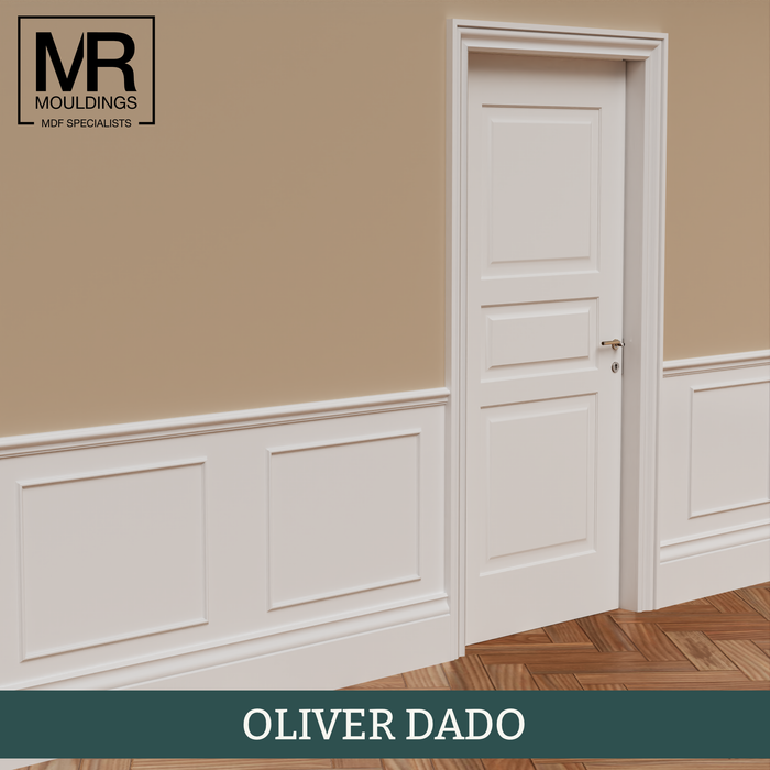 Oliver MDF Dado Rail-MR Mouldings Ltd