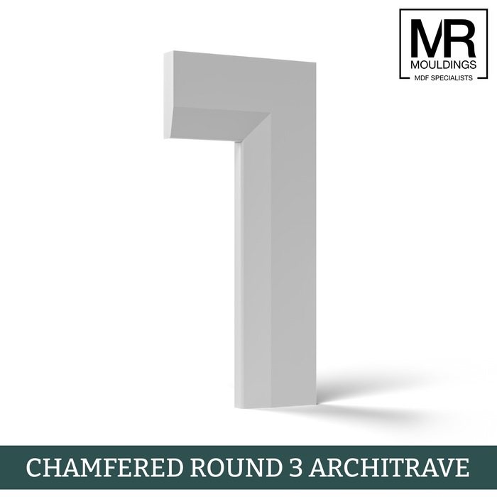 Chamfered Round 3 Architrave