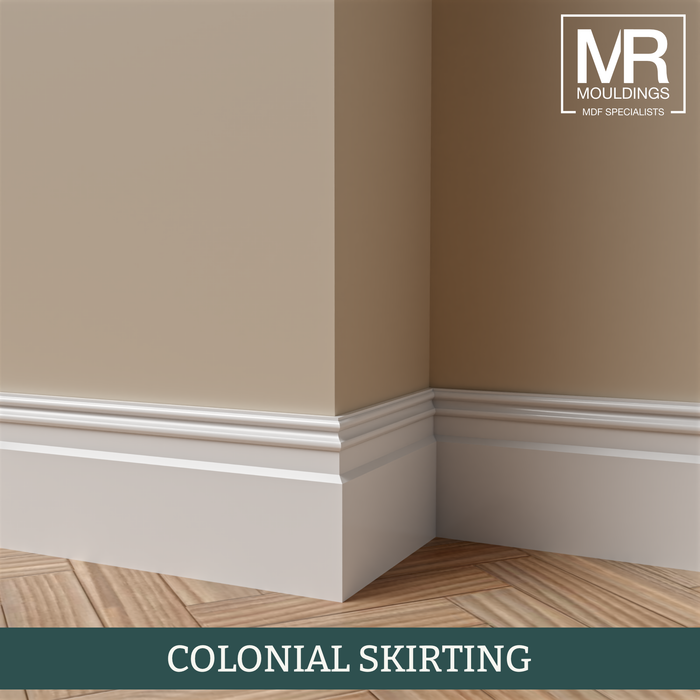 Colonial MDF Skirting Board-MR Mouldings Ltd