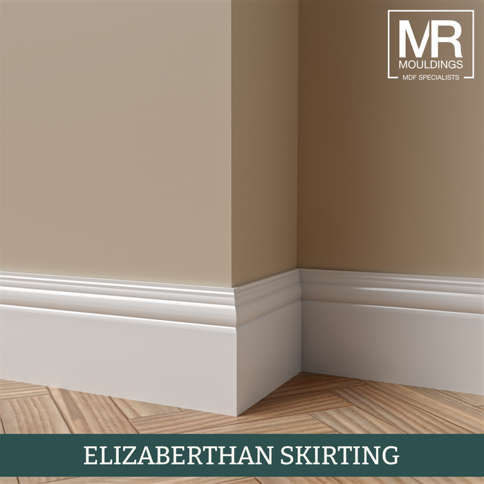 Elizabethan MDF Skirting Board-MR Mouldings Ltd