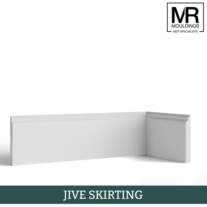 Mini Stepped MDF Skirting Board-MR Mouldings Ltd