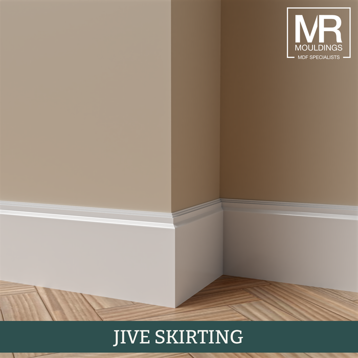 Mini Stepped MDF Skirting Board-MR Mouldings Ltd