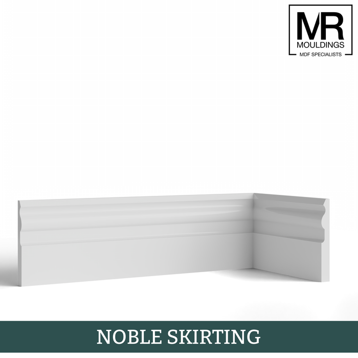 Tall Ogee 3 MDF Skirting Board-MR Mouldings Ltd