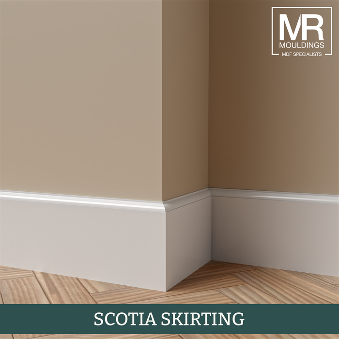 Scotia MDF Skirting Board-MR Mouldings Ltd