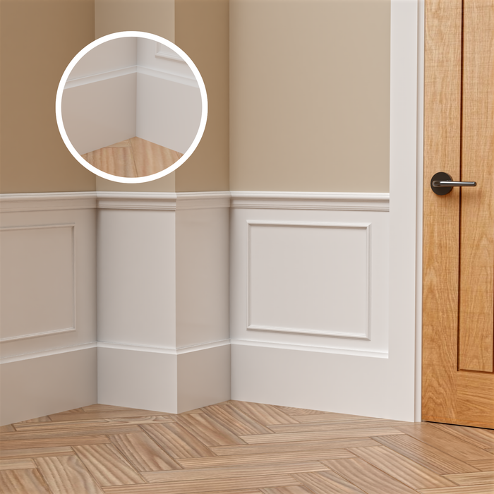 Scollop MDF Skirting Board-MR Mouldings Ltd