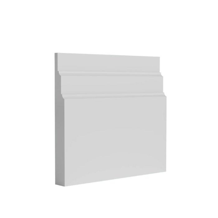 Stepped 3 MDF Skirting Board-MR Mouldings Ltd