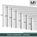 Ogee 2 MDF Skirting Board-MR Mouldings Ltd