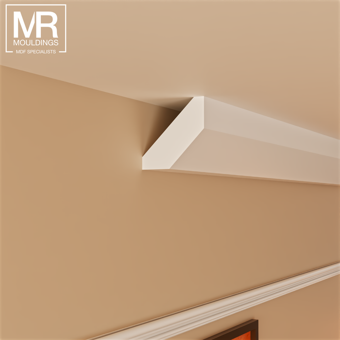 Splayed MDF Cornice Coving-MR Mouldings Ltd