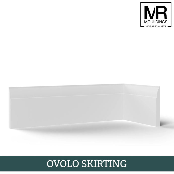 Ovolo MDF Skirting Board-MR Mouldings Ltd