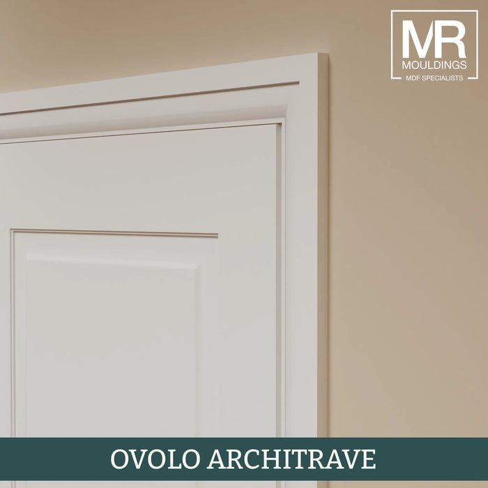 Ovolo MDF Architrave-MR Mouldings Ltd