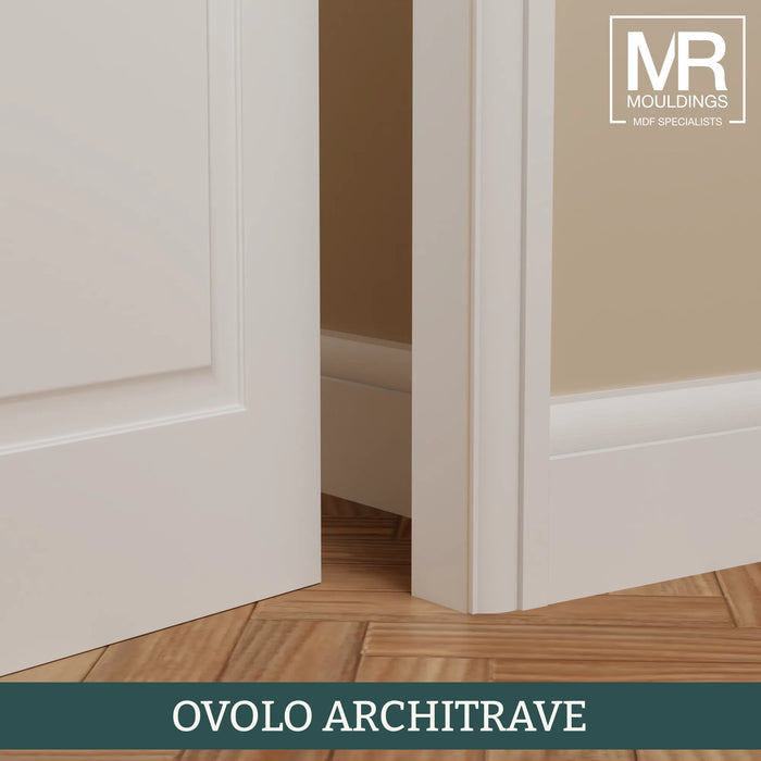 Ovolo MDF Architrave-MR Mouldings Ltd