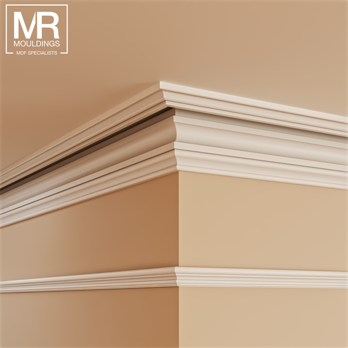 Chaigley MDF Cornice Coving-MR Mouldings Ltd