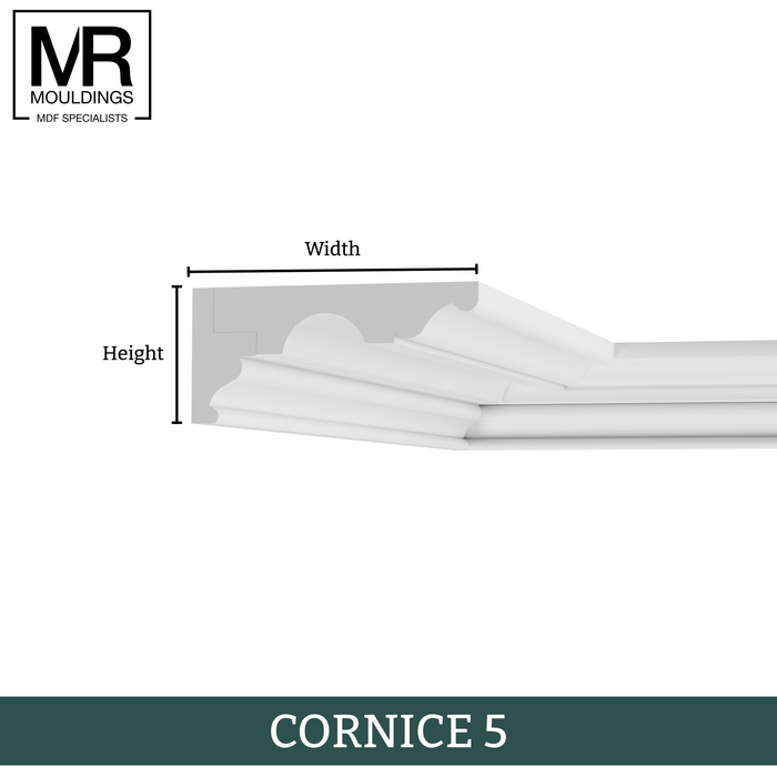 Chaigley MDF Cornice Coving-MR Mouldings Ltd