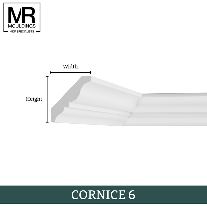 Victorian MDF Cornice Coving-MR Mouldings Ltd