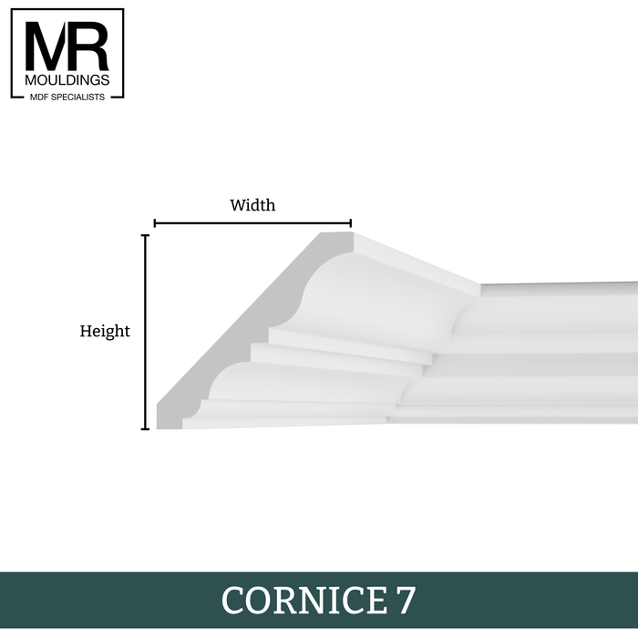 Large Georgian MDF Cornice Coving-MR Mouldings Ltd