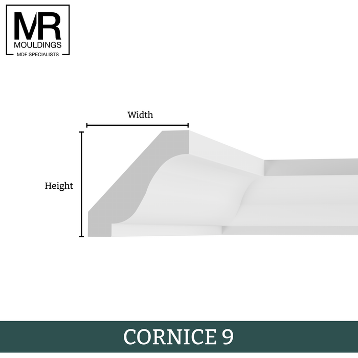 Wiltshire MDF Cornice Coving-MR Mouldings Ltd